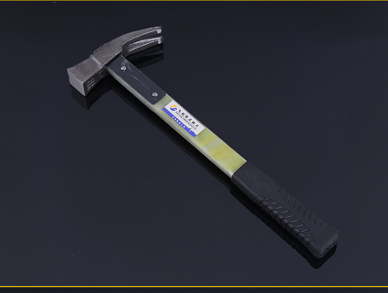 电木柄羊角锤 绝缘胶套柄羊角起钉器 消防安全逃生锤子 3件