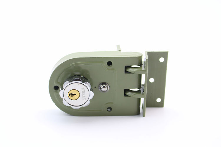 实力牌老虎锁双锁头保险门锁老式双扇门扣锁外装门锁老式防盗锁