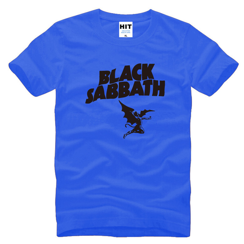2016外贸男式纯棉t恤 black sabbath 黑色安息日 经典重金属摇滚