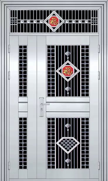 厂家直销不锈钢子母门 豪华家居防盗门 佛