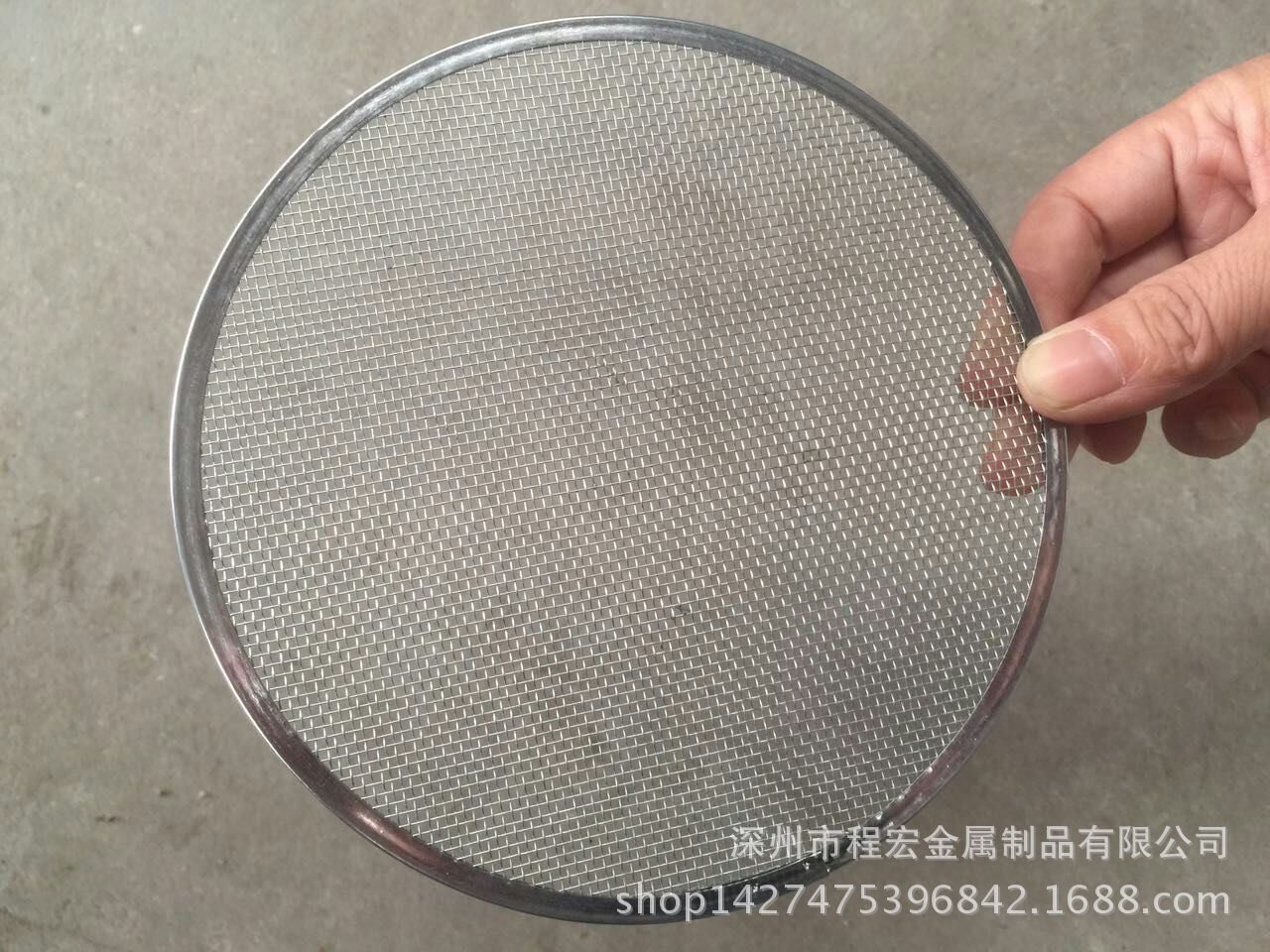 程宏金属制品现货销售不锈钢包边过滤网片 多层单层均可做