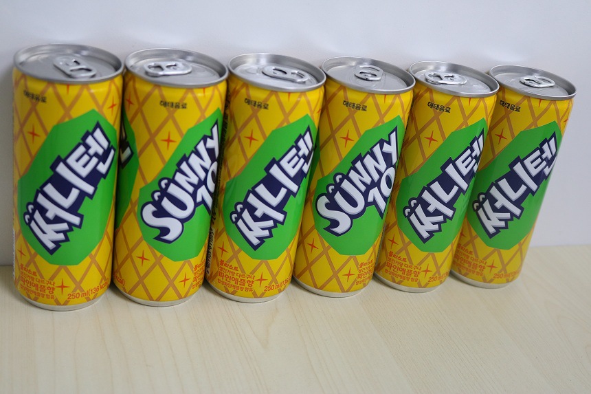 海太鲜哩甜果味汽水 sunny10碳酸饮料 250ml*30听(韩文版)