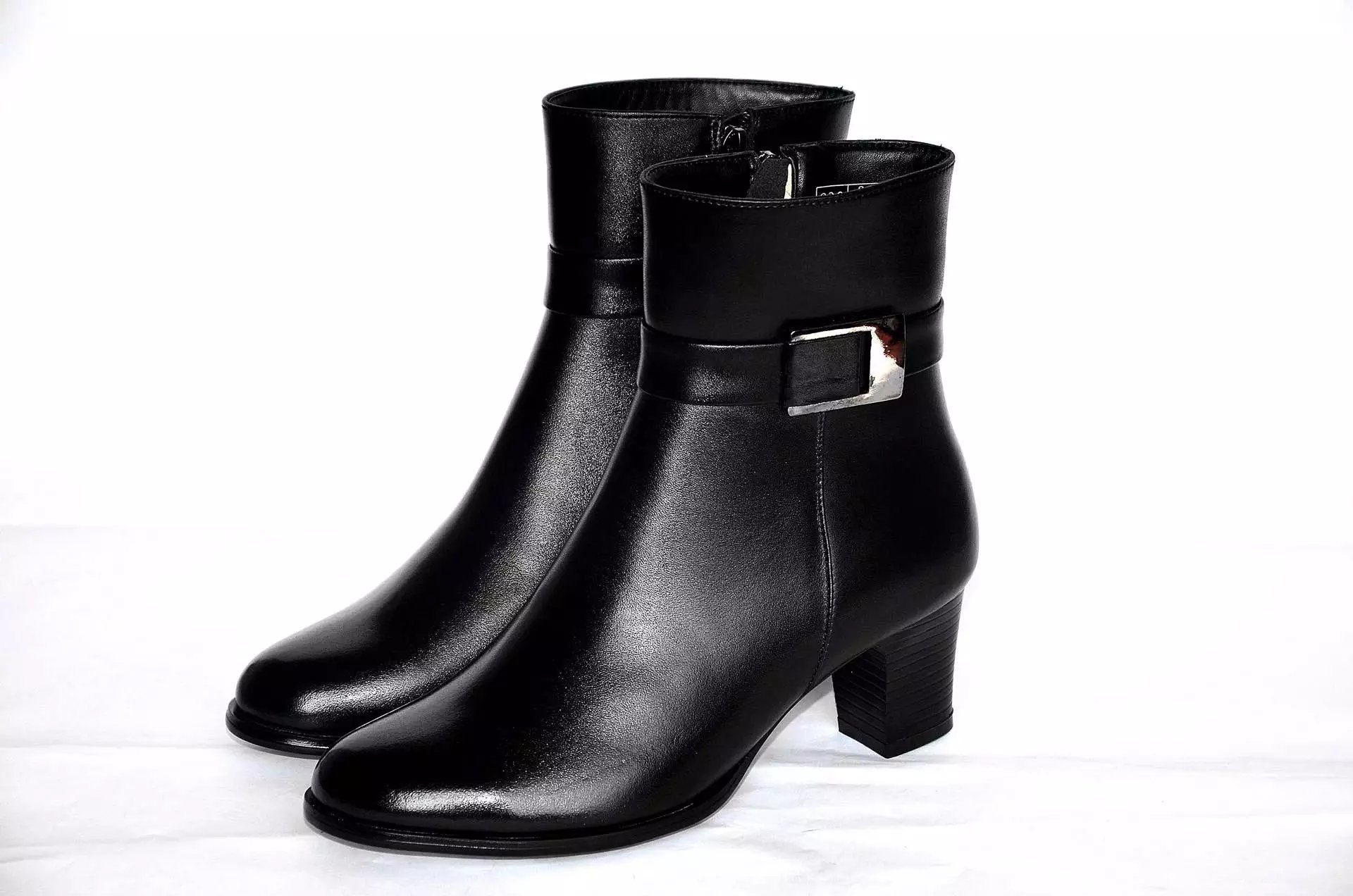 正品配发351407女军官常服绒皮鞋毛皮