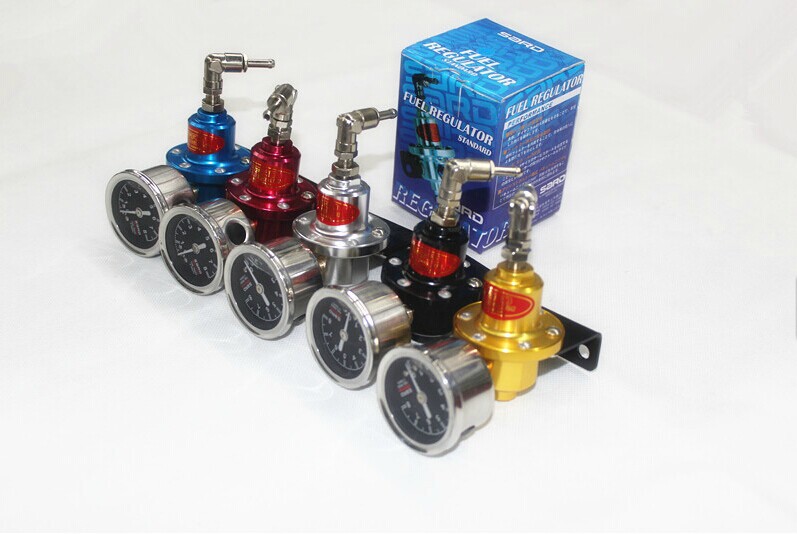 spsld汽车燃油增压阀 燃油压力调节器 燃油调压阀压力增压器带表