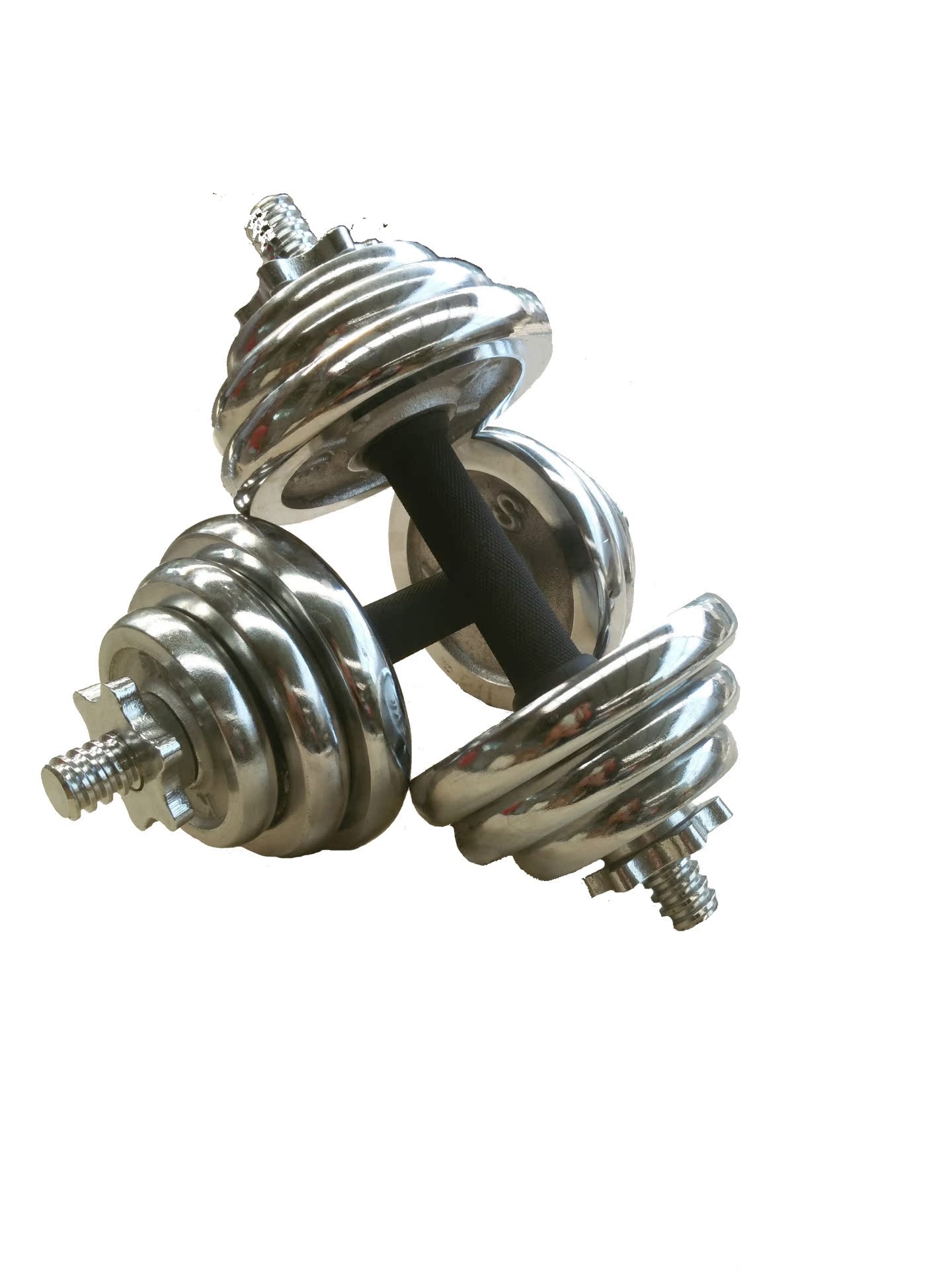 厂家直销新品举重用品男士健身家用电镀哑铃家用健身器材哑铃 - 运动