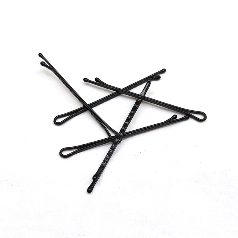 发饰小卡子实用黑色烤漆一字夹刘海发卡韩式发夹卡子假发小饰批发