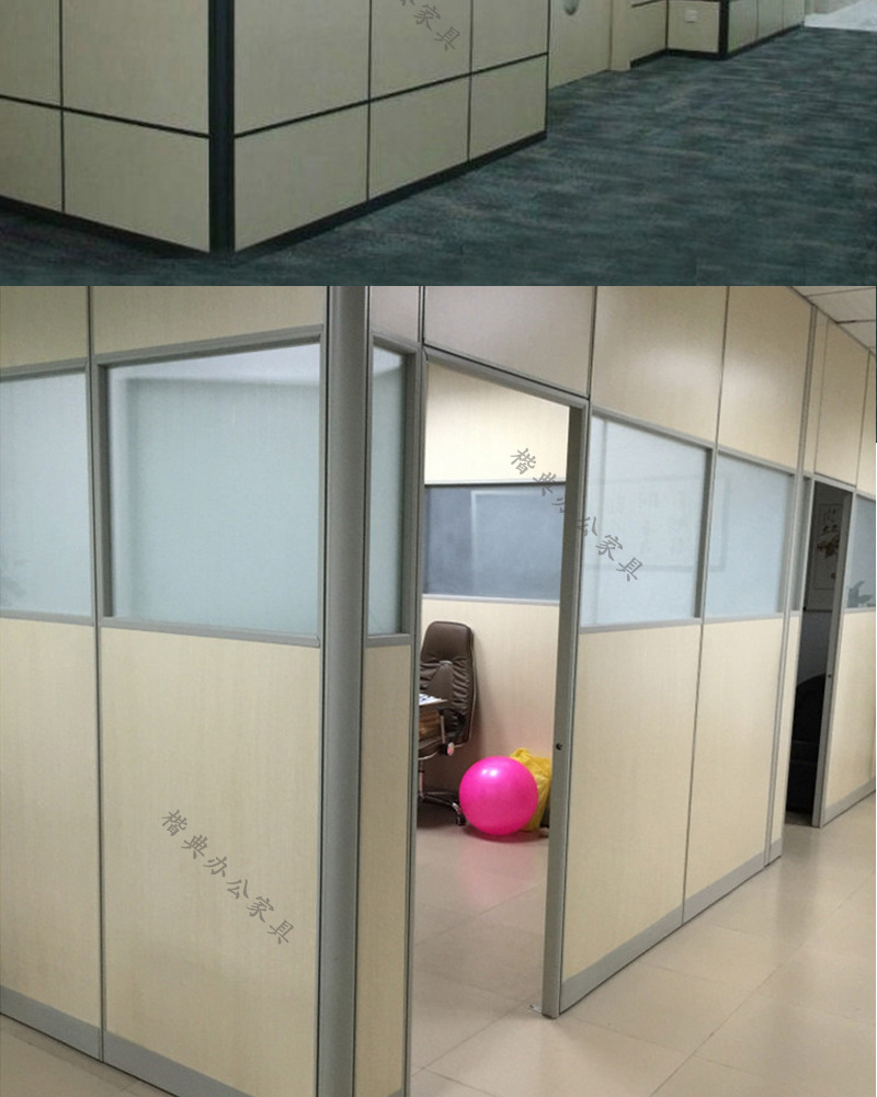上海办公家具饰面板高隔断定制办公室隔墙高隔间防火板隔墙