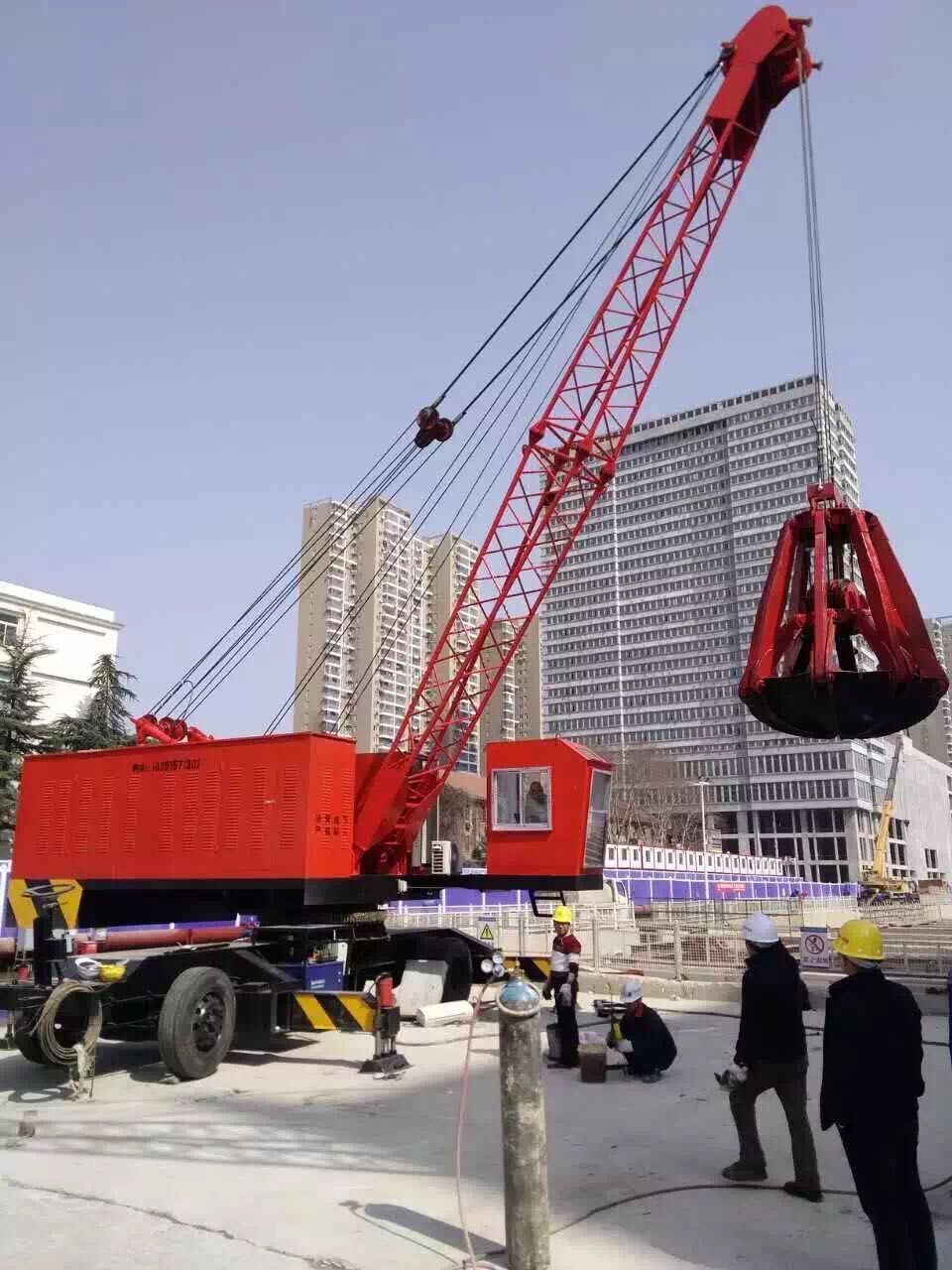 厂家直销 轮胎式吊机 地铁专用吊机