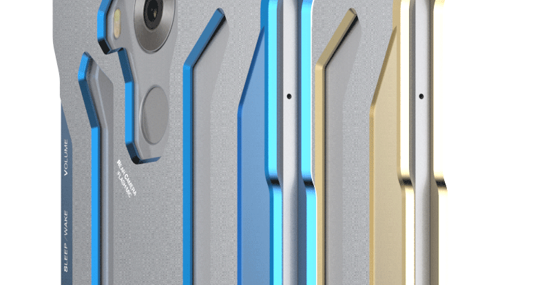 R-JUST GUNDAMAerospace Aluminum Contrast Color Shockproof Metal Shell Outdoor Protection Case for Huawei Ascend Mate8