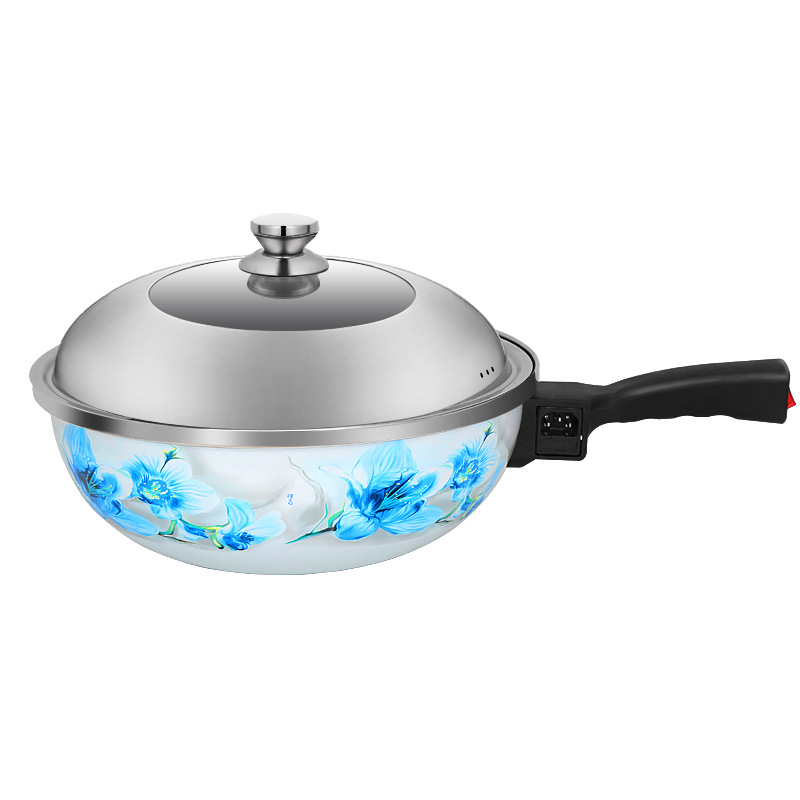 佳士得韩式多功能电炒锅电热锅真空锅礼品锅不粘锅移动厨房电火锅