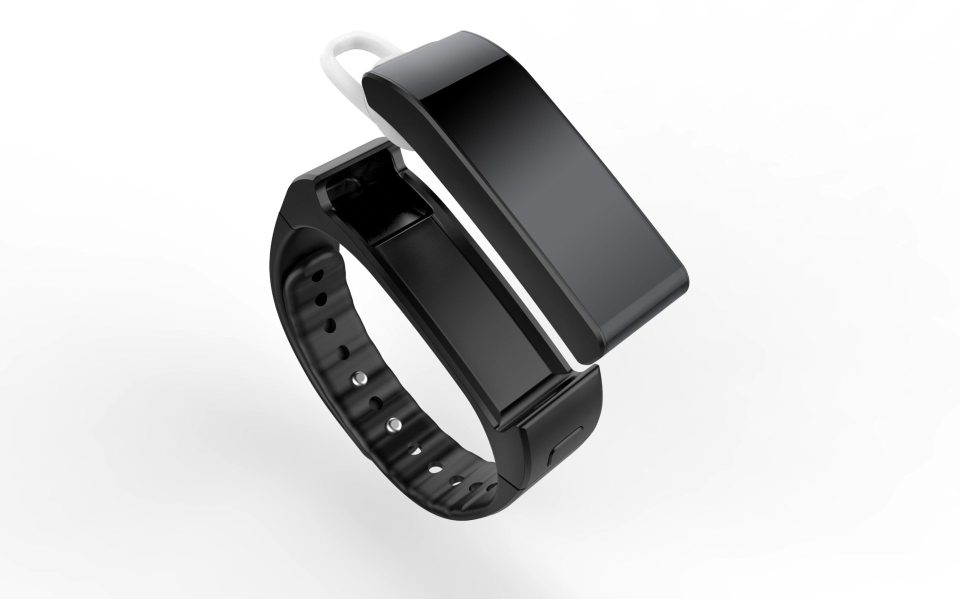 v6智能蓝牙耳机手环语音通话遥控拍照 消息推送健康运动手环