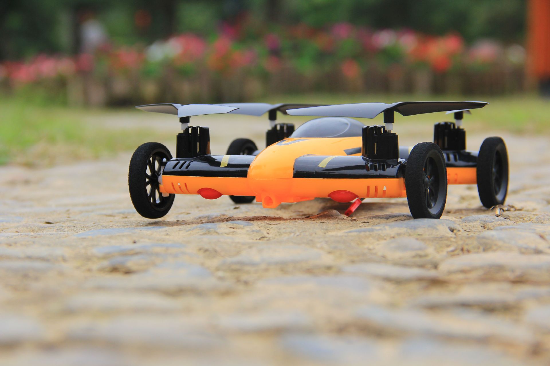 奥森玛cg038遥控四轴飞车 四通道陆空两用遥控飞机无人机 航空