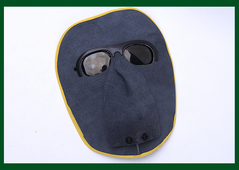 【厂家直销】电焊面罩 牛皮面罩鬼脸面罩 电焊防护面罩 批发