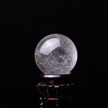 天然水晶 白色水晶球摆件 白水晶球 水晶摆件 批发