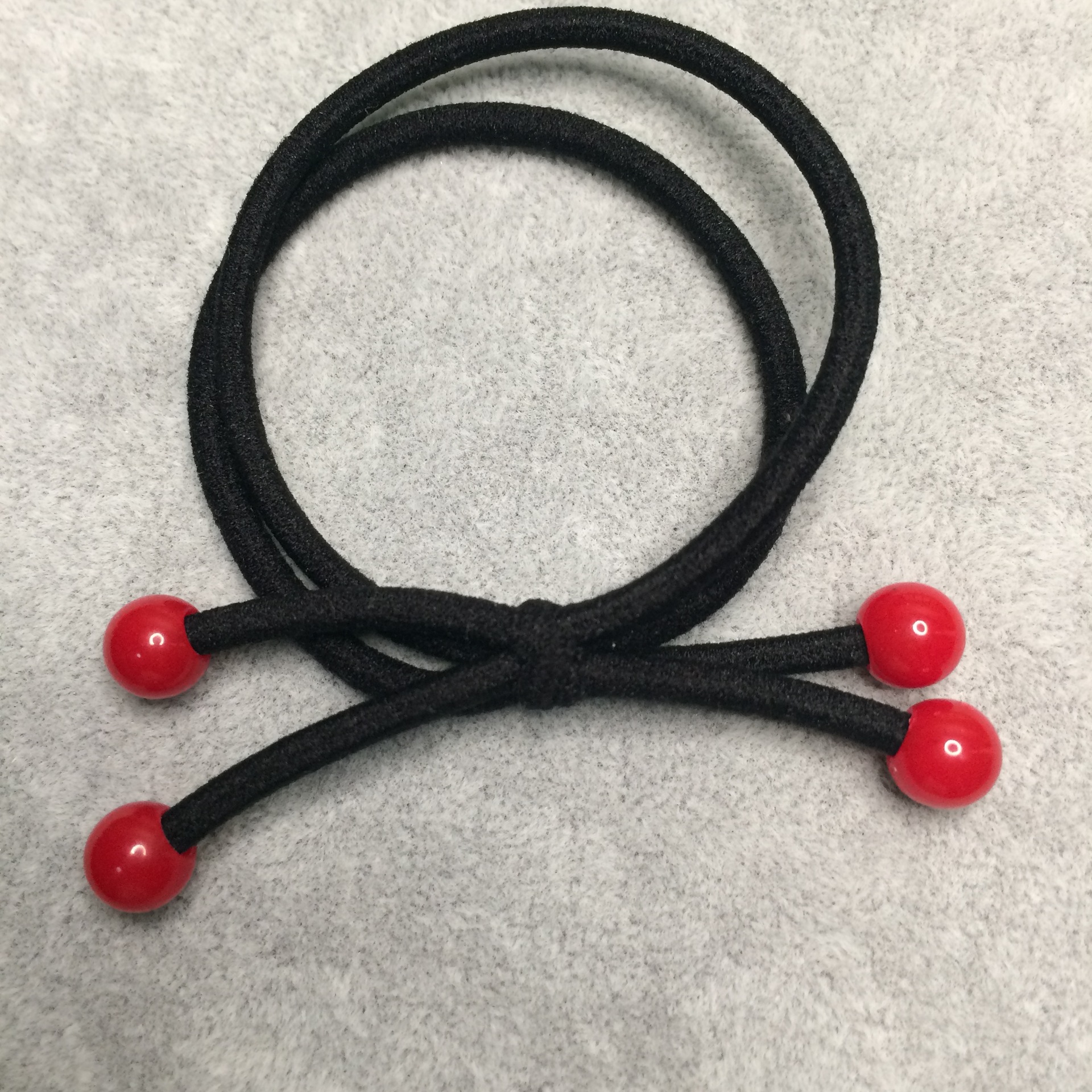 小香风名媛范蝴蝶结珍珠百搭发绳发圈头绳皮筋 百搭新款基础皮筋