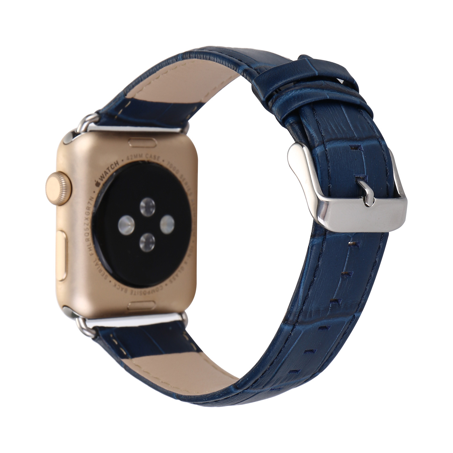 经典款apple watch鳄鱼纹真皮表带 苹果手表真皮表iwatch真皮表带