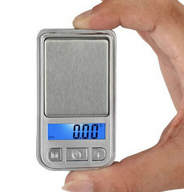 迷你苹果小型珠宝秤克称台秤电子天秤0.01g便携口袋茶叶称200g