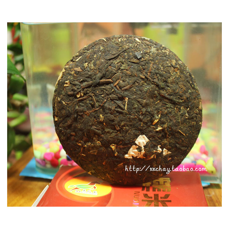 马队长 浓香型高品质 糯米香普洱茶 熟茶 100g熟茶饼 茶叶紧压茶