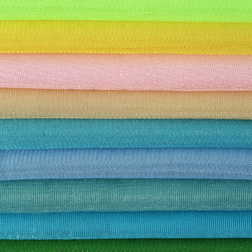 闪光平布网眼布 婚纱礼服连衣裙时装女装面料 现货批发