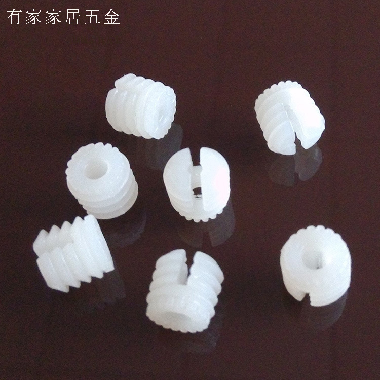 新料预埋螺母优质家具三合一连接件膨胀胶粒三合一螺母开口螺母