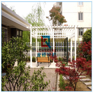 苏州葡萄架 苏州别墅 庭院pvc仿欧式白色葡萄架 龙桥护栏厂家直销