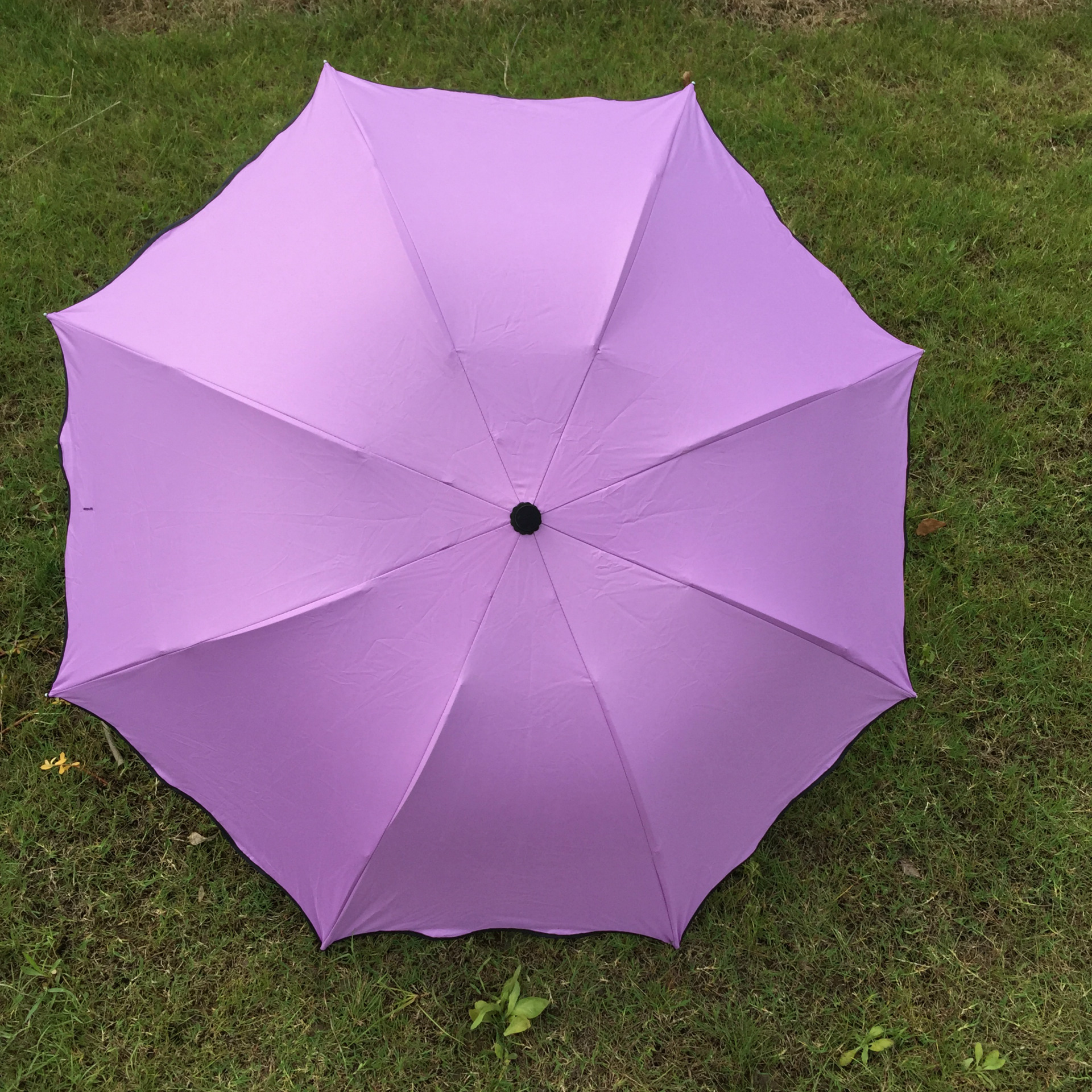 供应信息 伞 厂家直销三折8k纯色晴雨伞商务广告遮阳伞 银行广告伞款