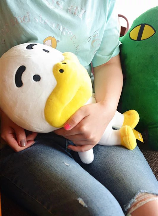 韩国新品kakao friends屁桃毛绒玩具公仔抱枕车用头枕情人节礼物