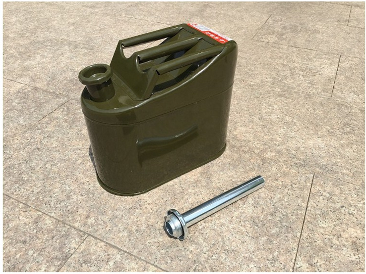 银鑫牌5l立式汽油桶 5升便携式油箱 备用油桶油壶储备燃料汽油桶