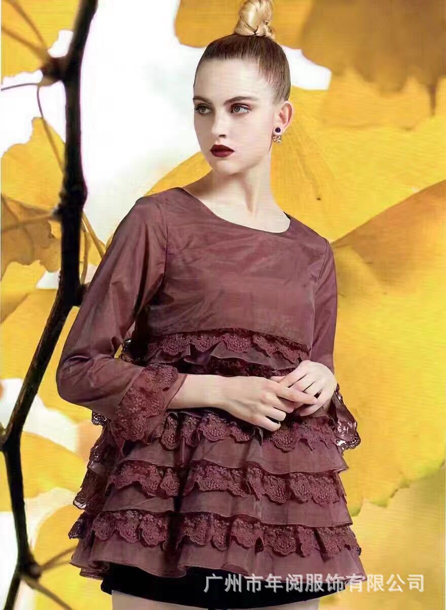 卓拉专柜新款大码休闲春装连衣裙上衣走份品牌折扣女装批发