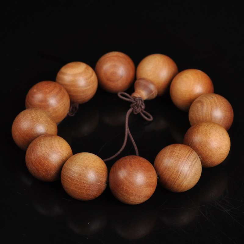 芭比檀香木手串媲美2.0老山檀香手串108颗佛珠手链厂家直销