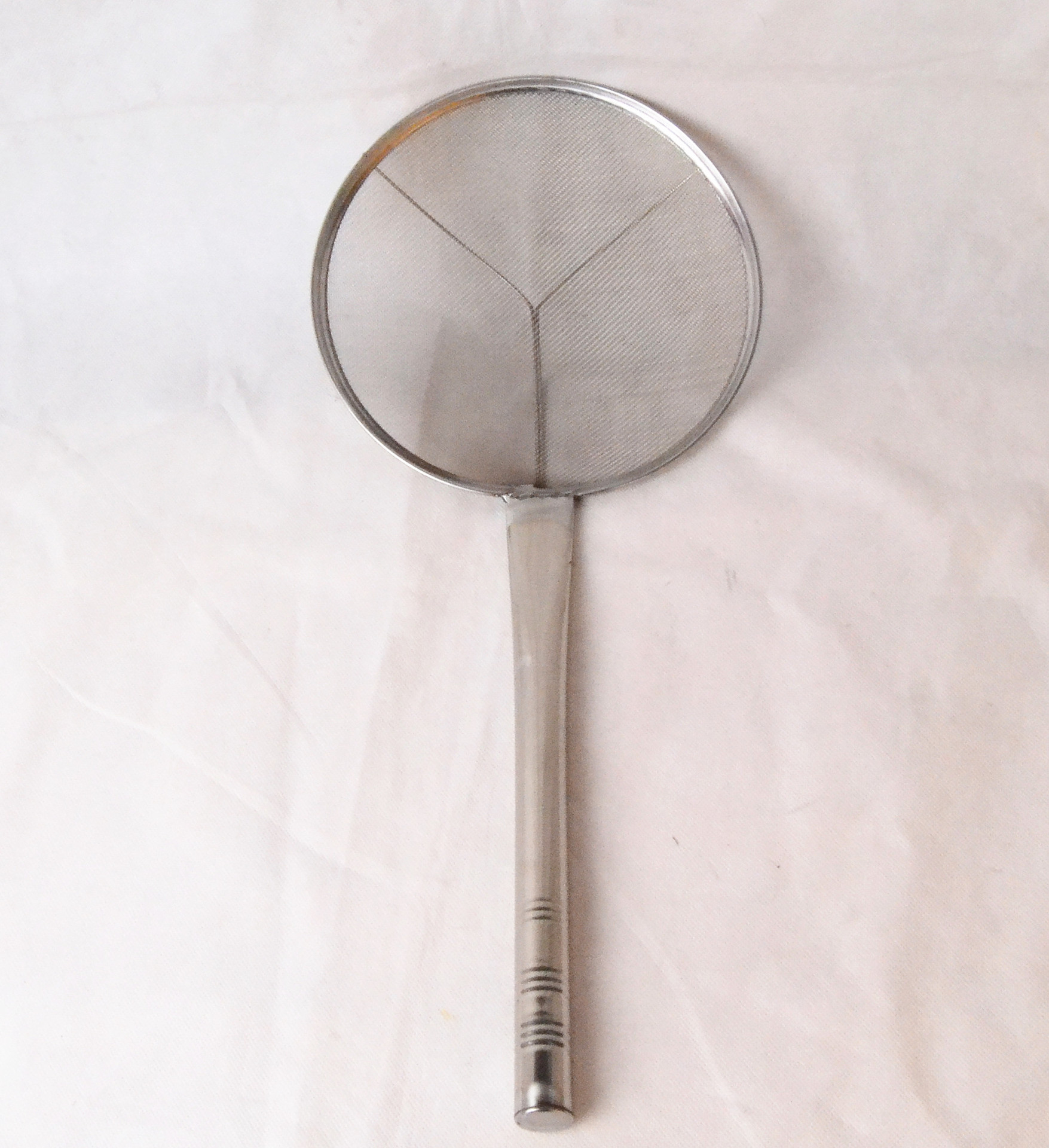 不锈钢斜纹密漏网漏滤网油炒笊篱厨房用品酒店过滤网