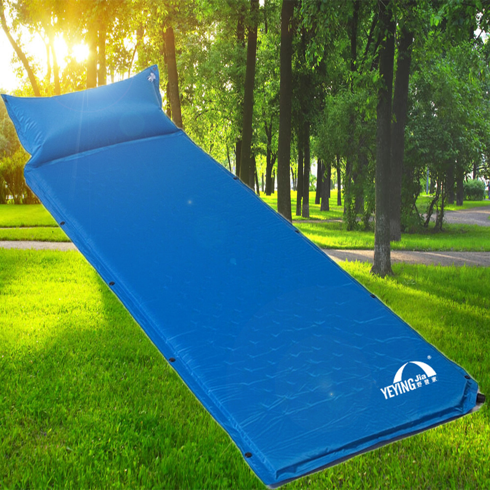 野营家户外用品 自动充气垫 单人上胶可拼接 旅游防潮垫