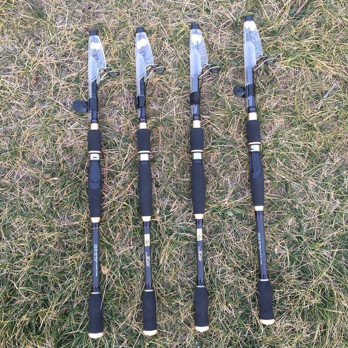 特价振出立莱防kawa枪柄渔具二代路亚竿套装直短节矶钓杆1.8-2.