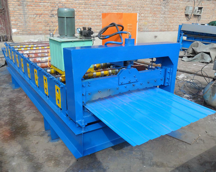 众龙压瓦机厂家直销全自动910型单层压瓦机 墙面板彩涂板成型设备