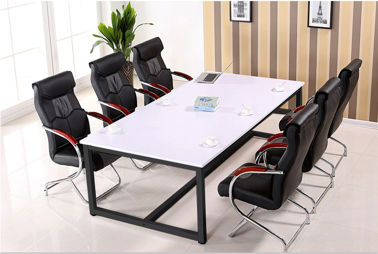 简约现代会议桌长桌员工面试洽谈长条桌职员培训大班桌子定制批发