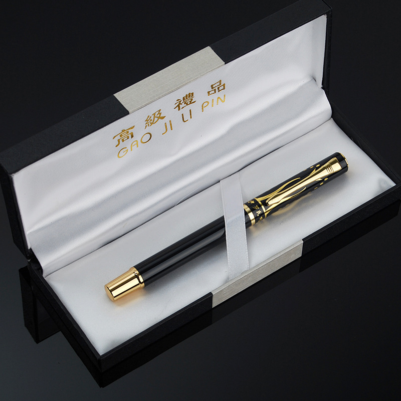 罗氏宝珠笔 金属笔水笔签字笔 走珠笔书法礼品笔可定制logo