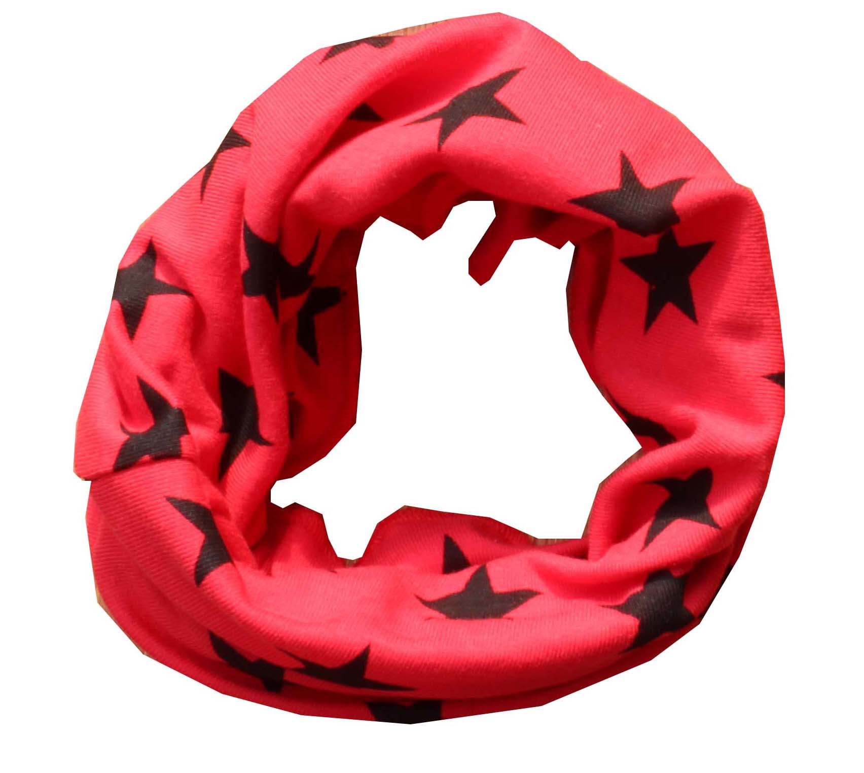 星星围脖 五星围脖 口水巾 纯棉护颈保暖 脖套 围巾