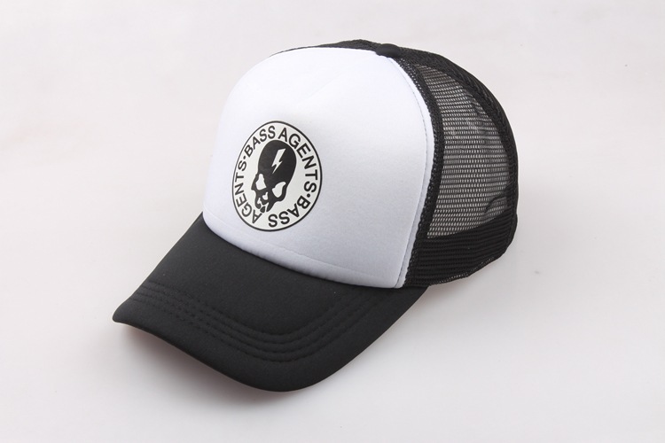 Korean Harajuku Ulzzang Fashion Brand Dead Flying Ghost Dance Cap Summer Peaked Cap Baseball Cap Men and Women Shuffle Dance Mesh Cap