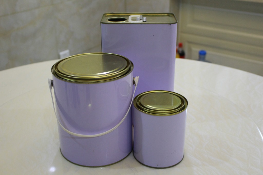 4l化工桶定制马口铁罐金属包装油漆桶 批发洗涤剂化工固化剂桶