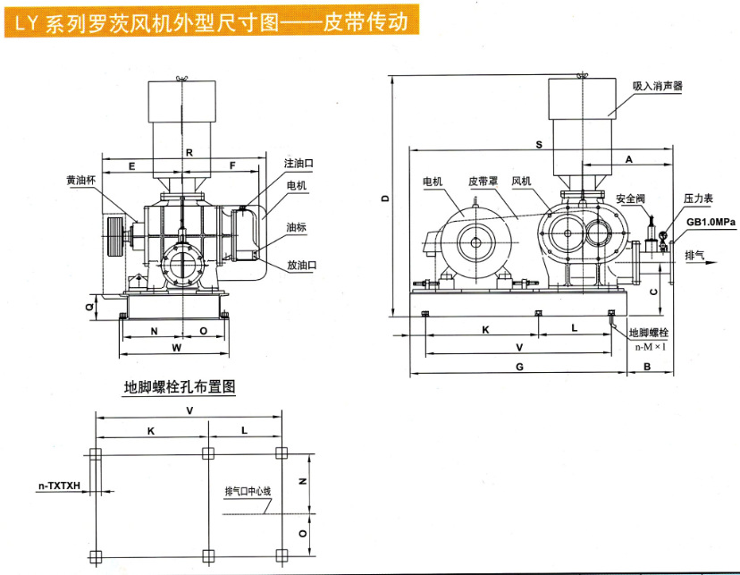 罗茨鼓风机原理图图片