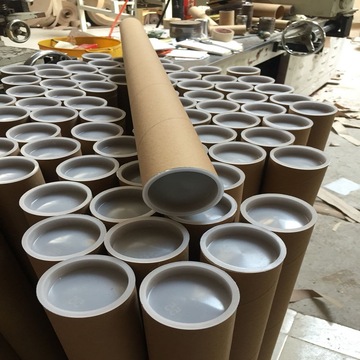 优质两头带胶盖牛皮纸圆型纸管快递包装防护纸筒纸罐自产批发