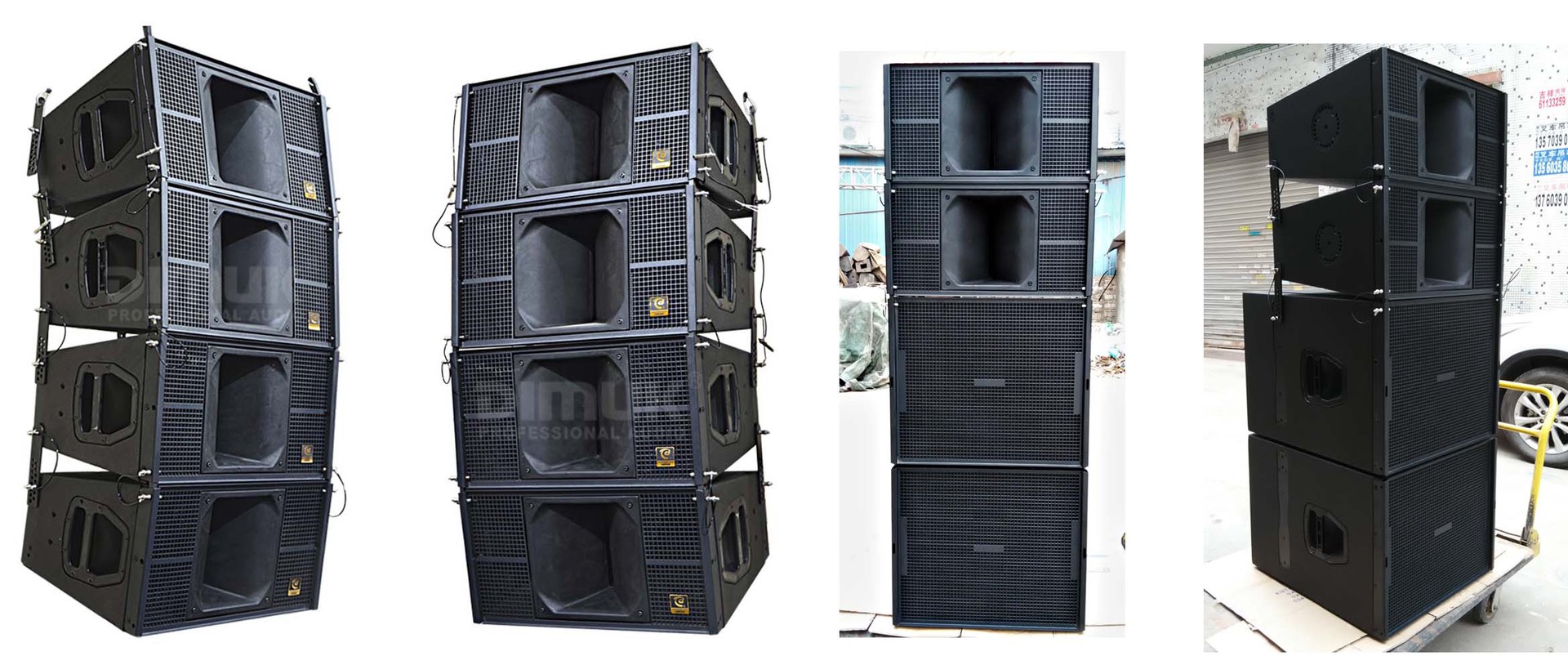 q1双10寸专业线阵音响户外大型舞台演出会议大功率远程线阵音箱