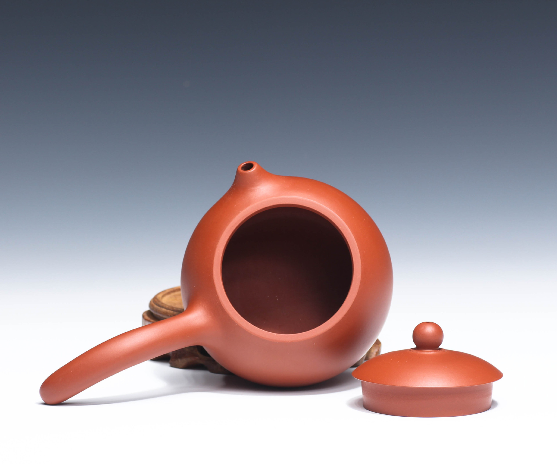 紫砂壶 宜兴全手工原矿朱泥 大红袍西施唐羽茶壶茶具套装定制