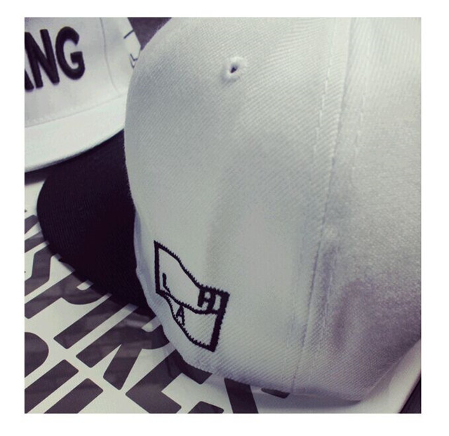 宋智孝 gary 狗哥同款 halyang刺绣平檐棒球帽子嘻哈帽韩版潮款