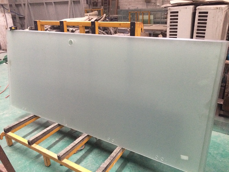 华明玻璃工艺加工 钢化磨砂玻璃蒙砂玻璃药砂玻璃喷砂玻璃定做