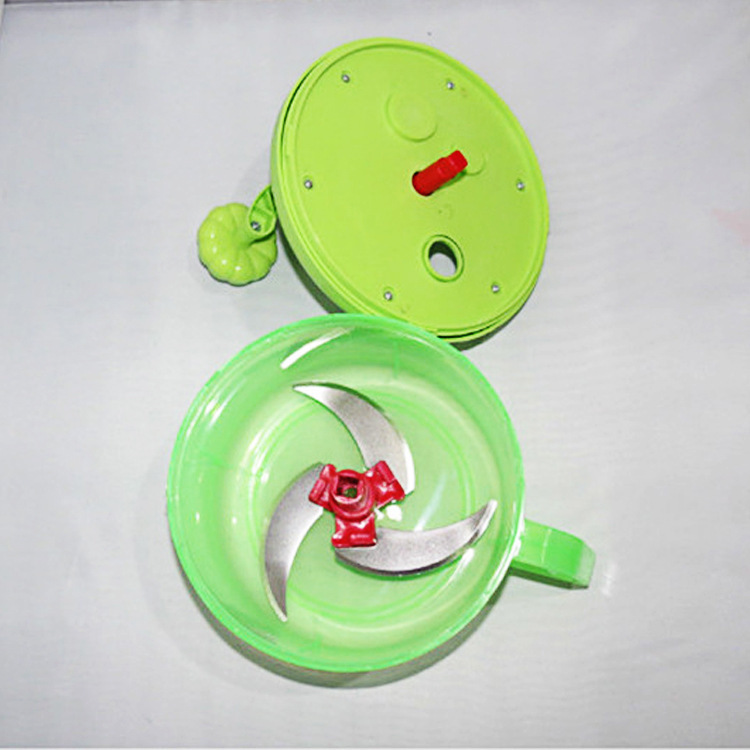 跑江湖地摊手摇菜馅器切菜器新奇特厨房用品3驱动4刀片绞肉机批发