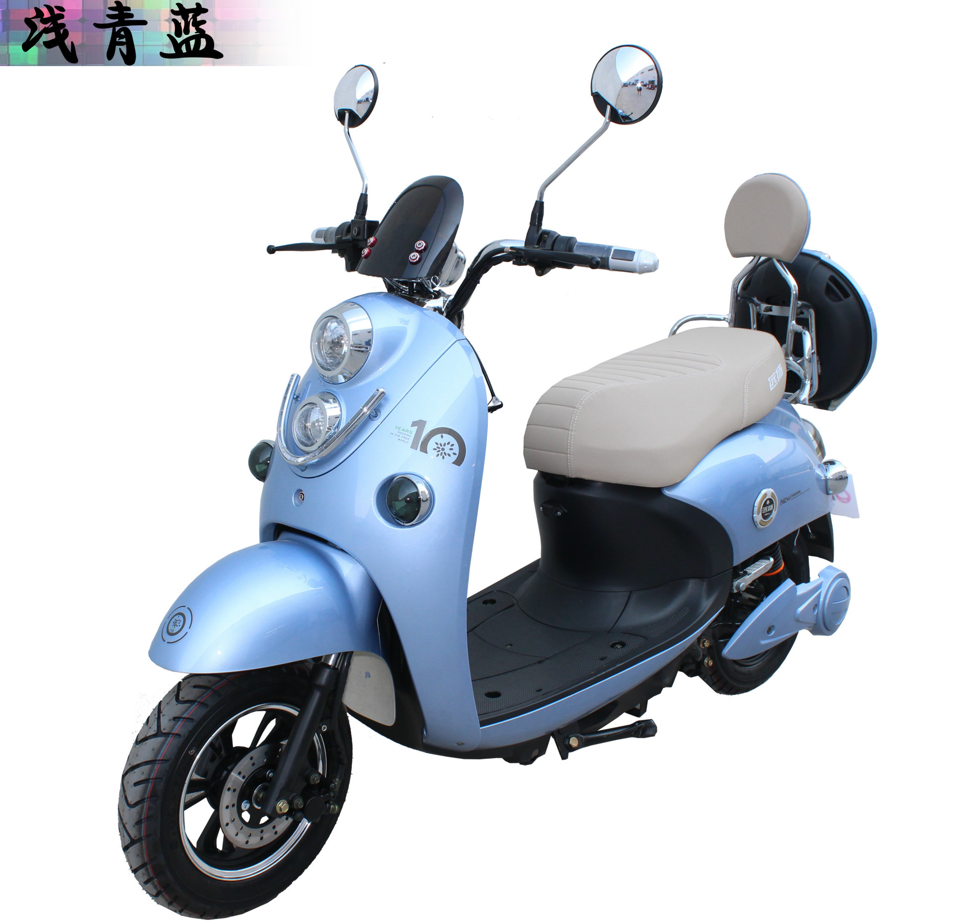 小龟王二代电动车踏板车摩托车代步车