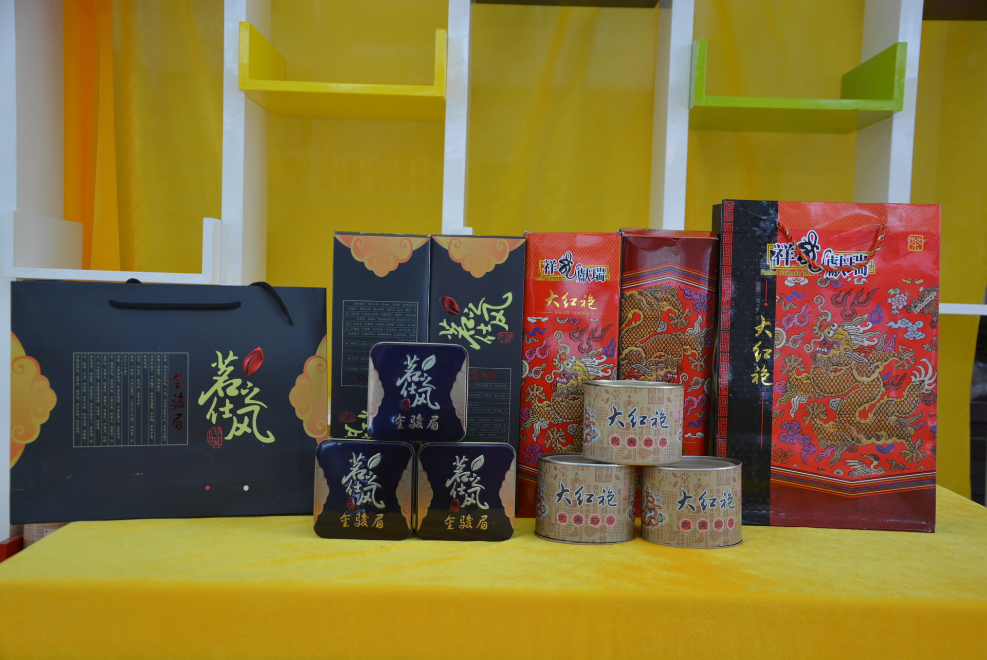 跑江湖产品地摊茶叶福建铁观音茶叶10元模式送广告布录音精美盒装