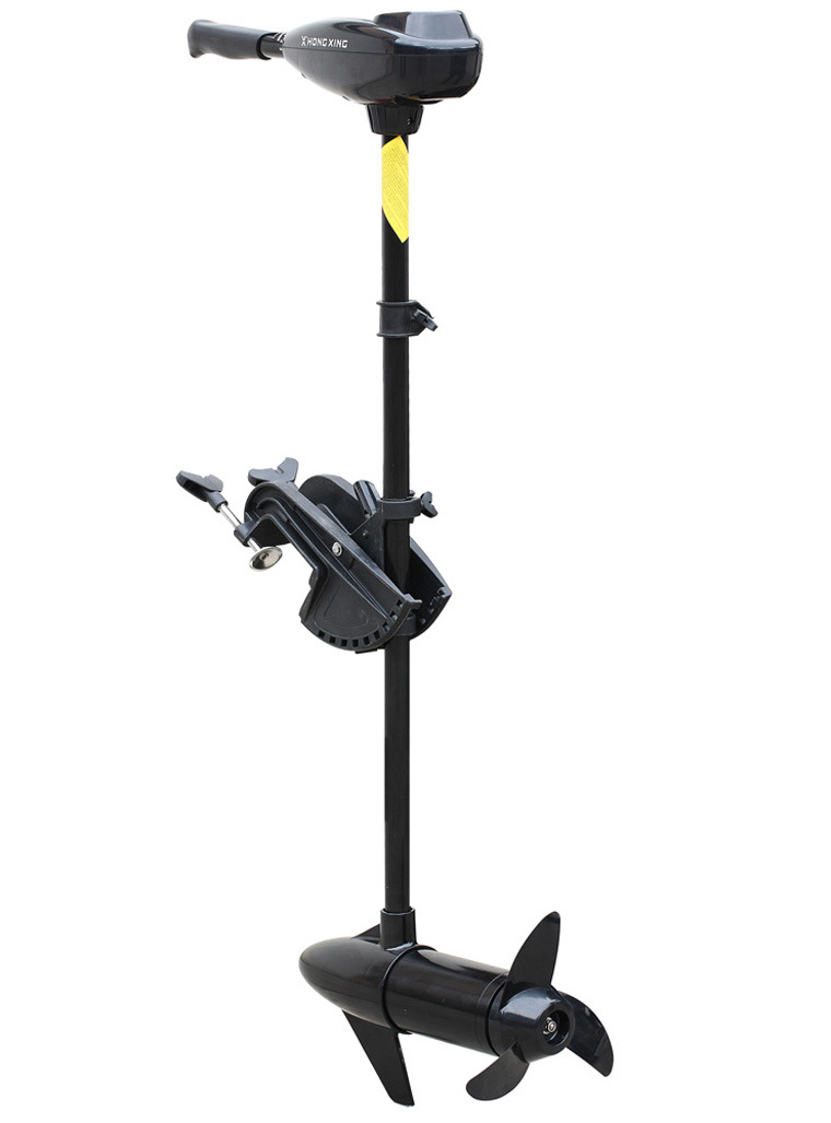 路亚钓鱼捕鱼挂浆机船用电动马达螺旋桨橡皮艇船尾挂机皮划艇12v