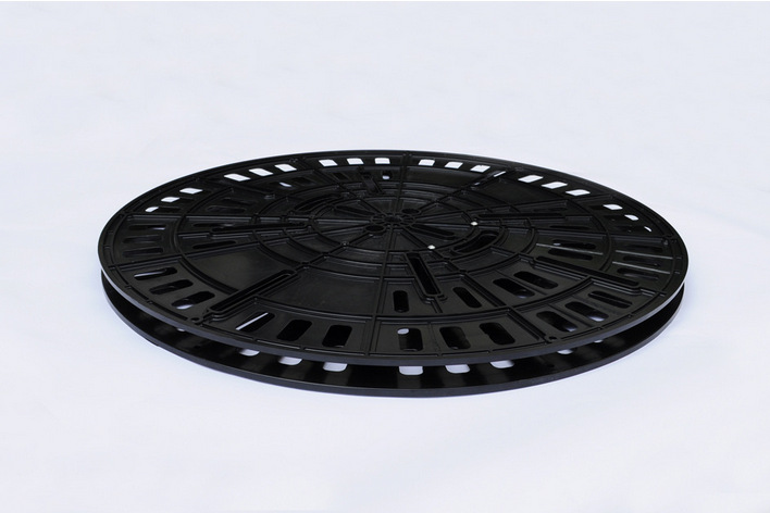 热销推荐 980型塑胶端子盘 abs材质电子料盘 圆型收放料盘可定制